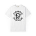 Old Woman Face Shirt Funny Witty Gift Women Line Art Tee Granny T-Shirt Humor Fan Tattoo Tshirt Sarcastic Graphic Distressed Swirl Design