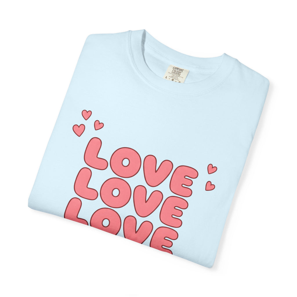Pink Hearts Shirt Nurse Thanks Gift Women Whimsical Tee Heart T-Shirt Teacher Enthusiast Valentine Tshirt Appreciation Graphic Classic Piled