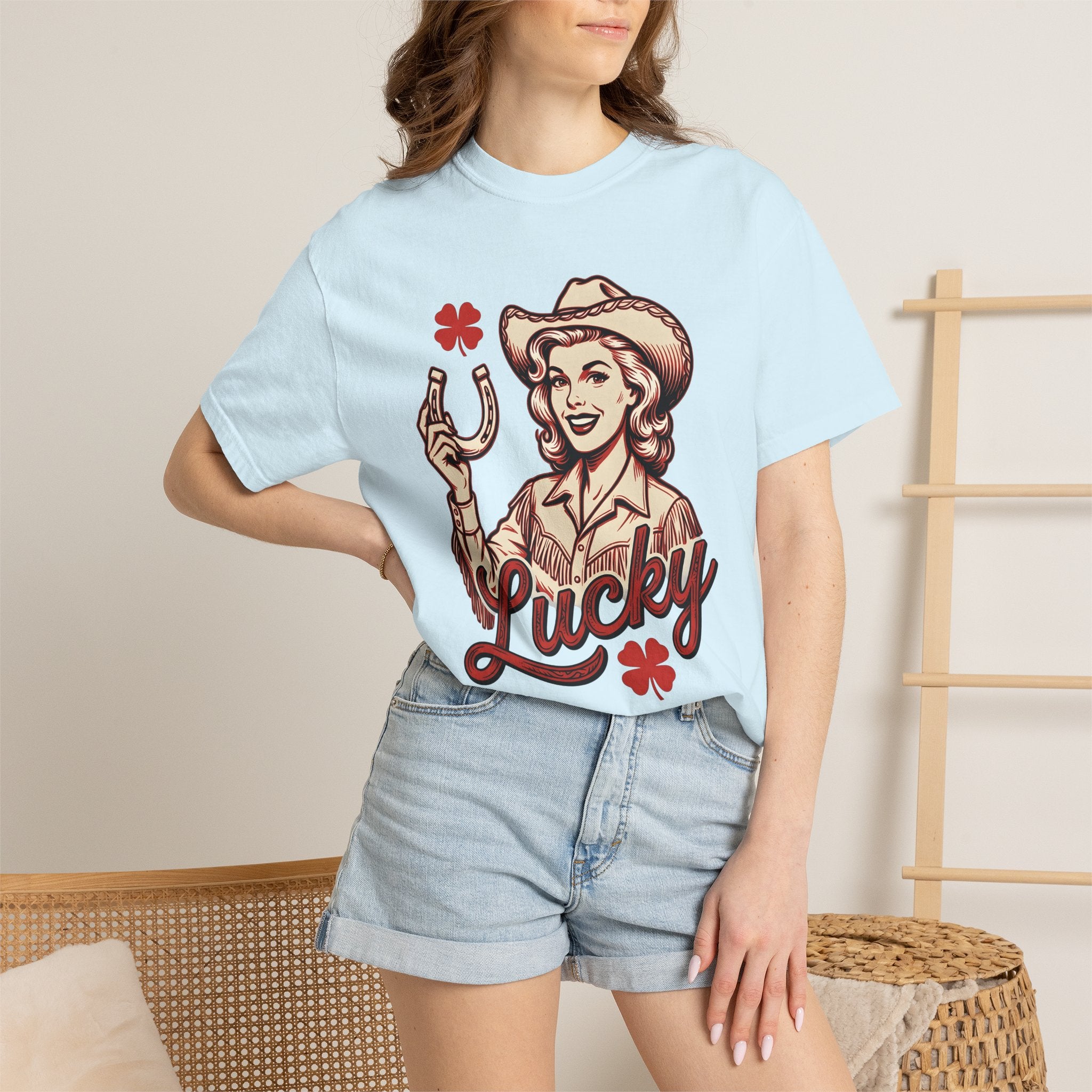 Cowgirl Art Shirt Cowgirl Country Gift Women Hand Drawn Tee Western Art T-Shirt Rodeo Fan Illustrated Tshirt Rural Graphic Line Art