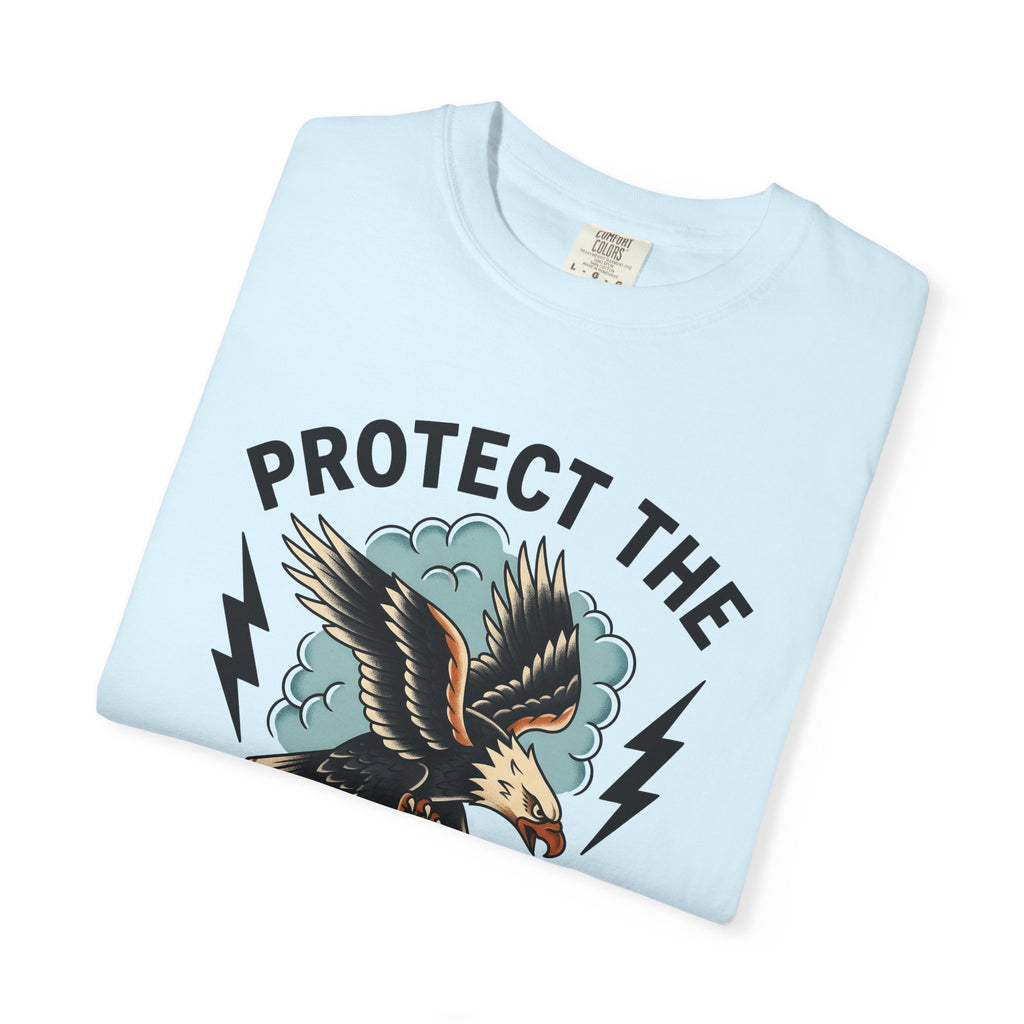 Bald Eagle Shirt Moms Kinship Gift Women Cartoon Tee Eagle T-Shirt Mom Fan Eagle Tshirt Bonding Graphic Minimalist Lightning Bolt Tshirt