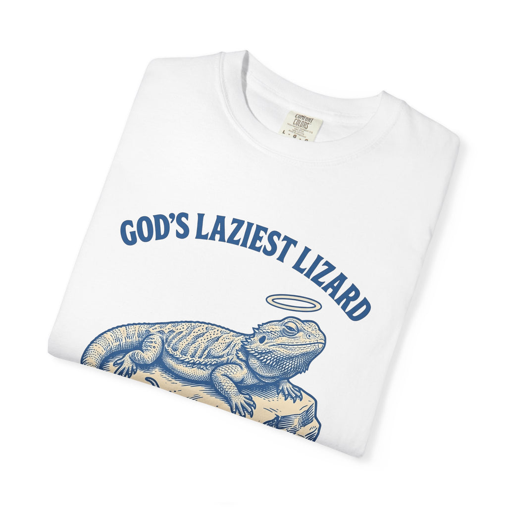Bearded Dragon Shirt Funny Animal Gift Women Vintage Tee Pogona T-Shirt Humor Fan Retro Tshirt Creature Graphic Hand Drawn Halo Tshirt