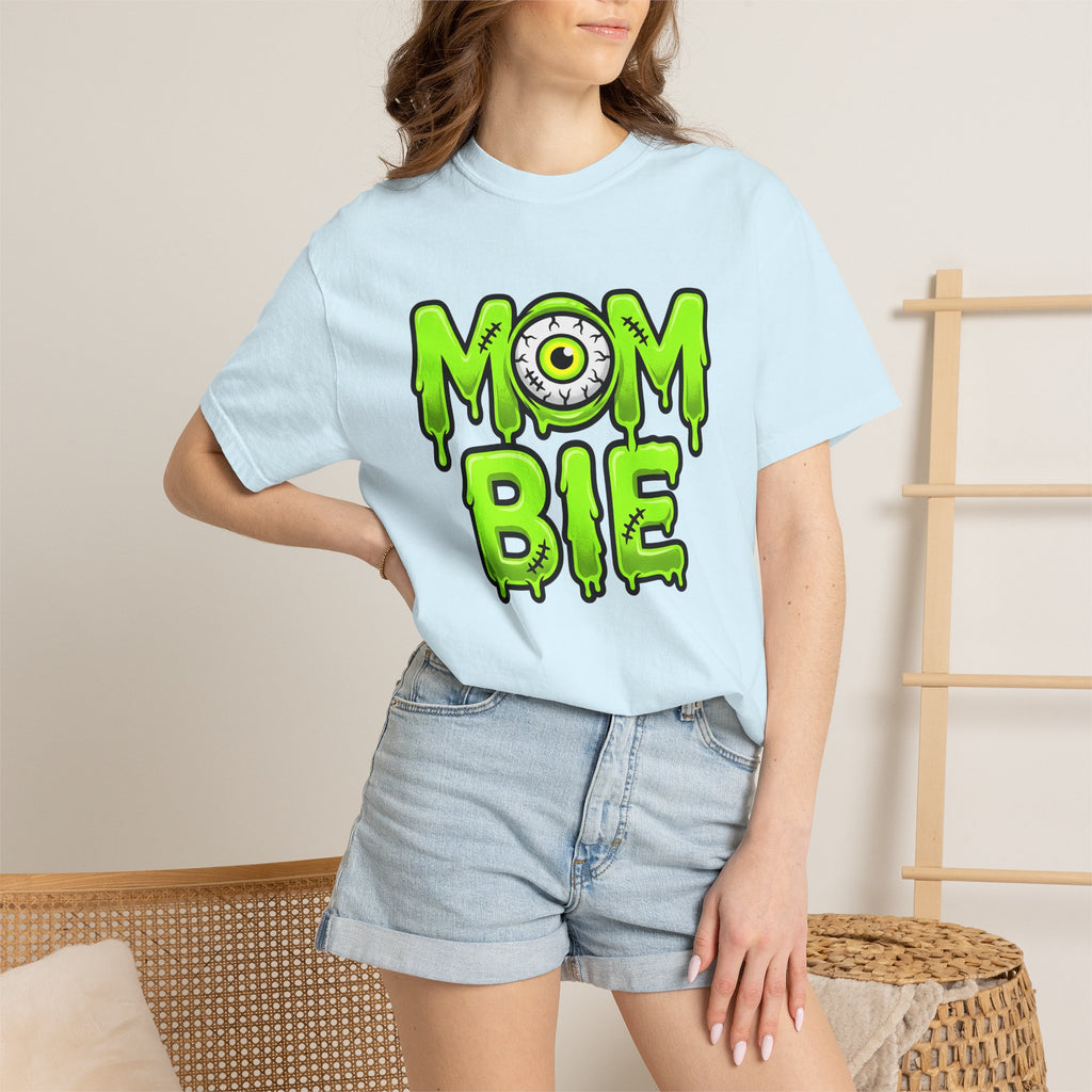 Undead Illustration Shirt Moms Fall Gift Women Comic Tee Zombie T-Shirt Mom Fan Cartoon Tshirt Autumn Graphic Thick Lines Eye Tshirt
