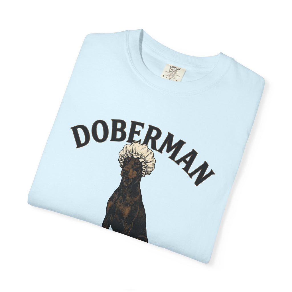 Doberman Hound Shirt Coffee Puppy Gift Women Cartoon Tee Dobermann T-Shirt Coffee Fan Comic Tshirt Puppy Graphic Minimalist Espresso Cup