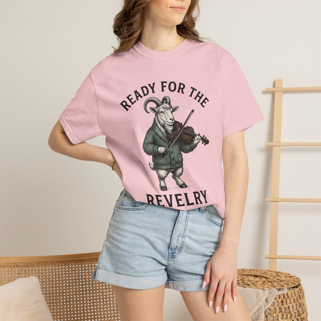 Goat Shirt St Patrick's Day Wildlife Gift Women Retro Tee Kid T-Shirt Shamrock Fan Vintage Tshirt Animal Graphic Sketch Fiddle Tshirt