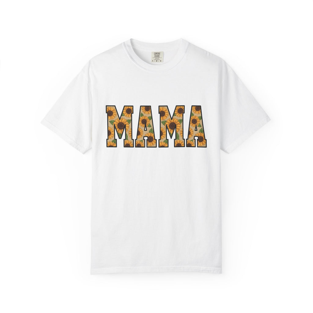 Sunflower Graphic Shirt Mom Flowers Gift Women Bold Tee Sunflower T-Shirt Motherhood Fan Vibrant Tshirt Floral Graphic Retro Floral Tshirt