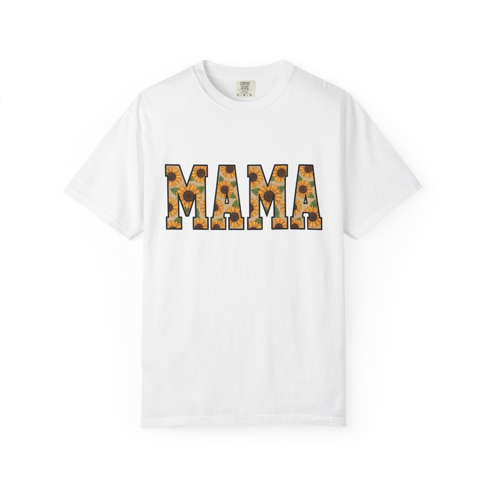 Sunflower Graphic Shirt Mom Flowers Gift Women Bold Tee Sunflower T-Shirt Motherhood Fan Vibrant Tshirt Floral Graphic Retro Floral Tshirt
