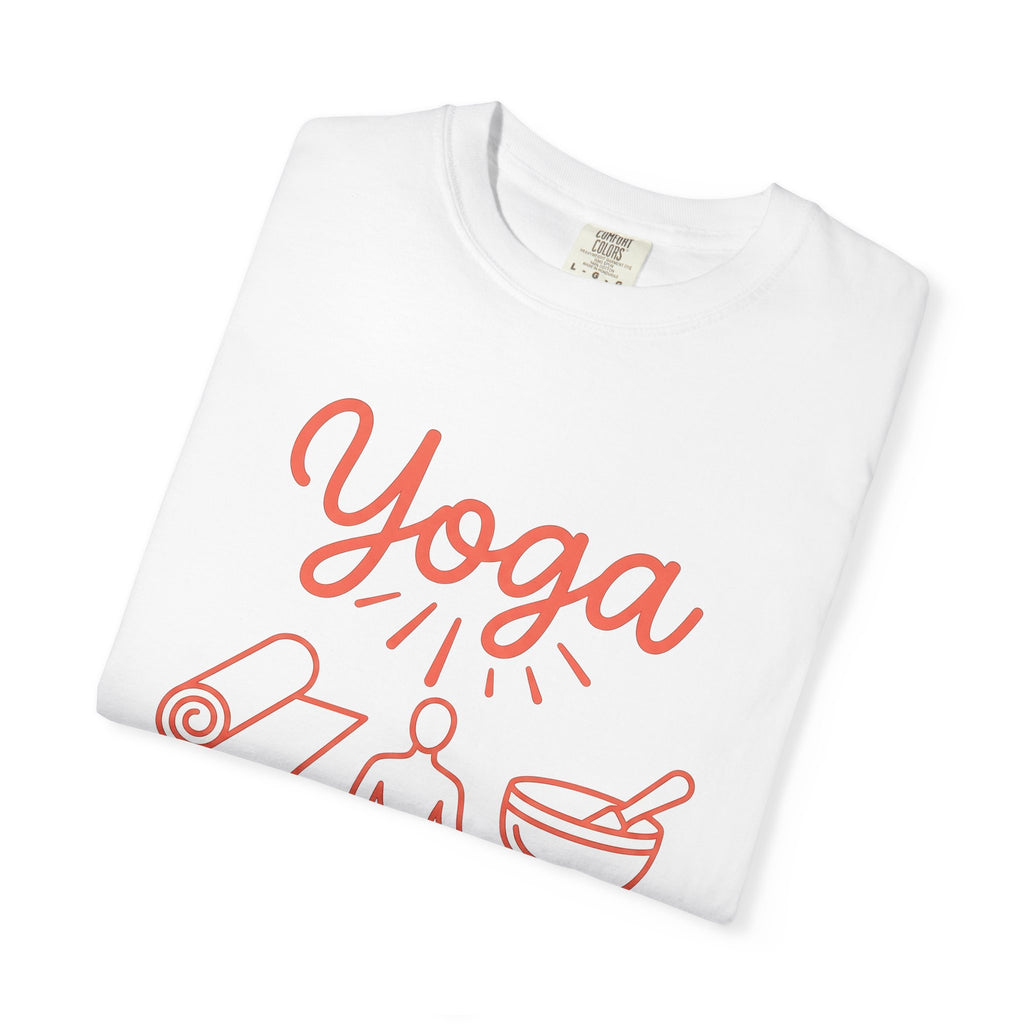 Meditative Pose Shirt Yoga Breathing Gift Women Contemporary Tee Meditation T-Shirt Yogini Enthusiast Modern Tshirt Respiration Graphic