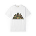 Camouflage Mountain Shirt Moms Outdoors Gift Women Minimalist Tee Mountain Range T-Shirt Motherhood Enthusiast Simple Tshirt Adventure
