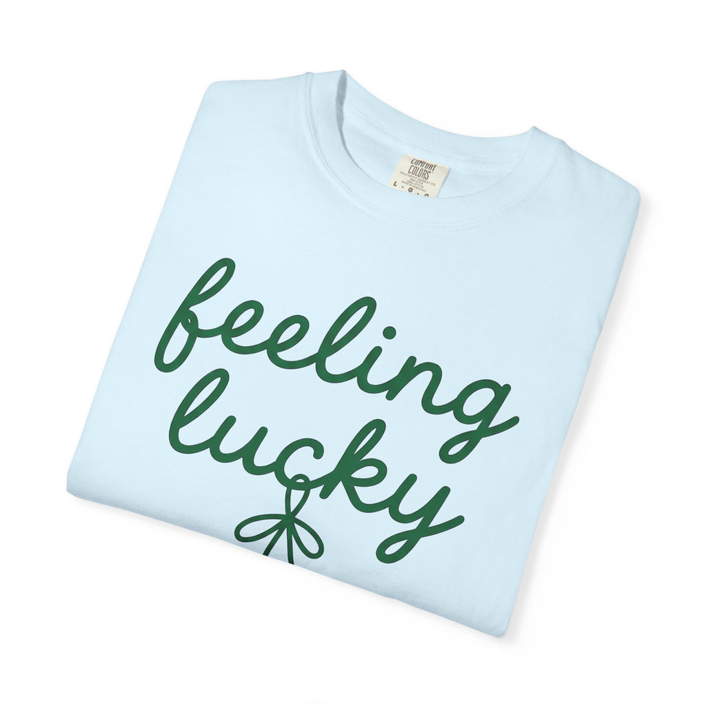 Clover Dice Shirt St Patrick's Day Cards Gift Women Line Art Tee Dice Set T-Shirt Luck Fan Minimalist Tshirt Stationery Graphic Bold Leaf