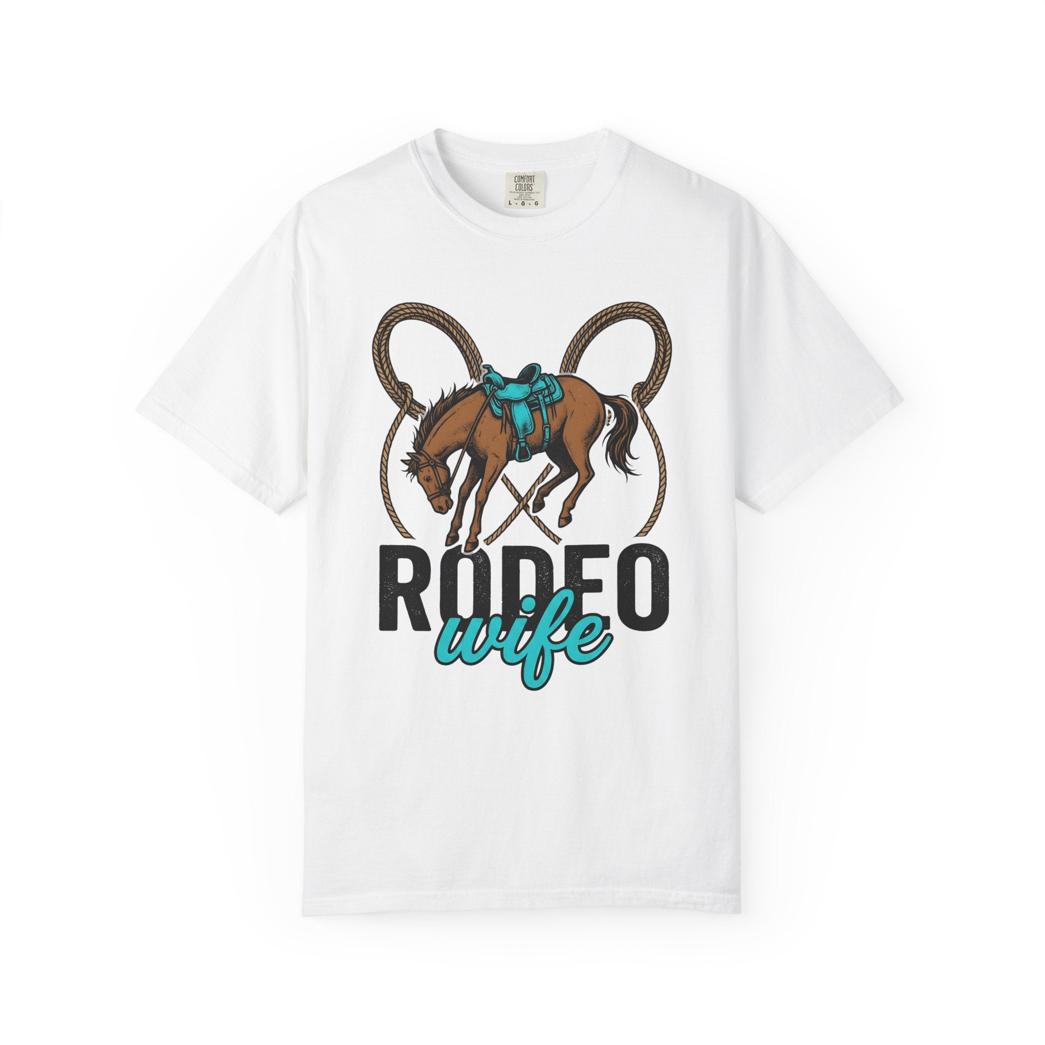 Rodeo Horse Shirt Rodeo Country Gift Women Western Tee Bronco T-Shirt Rodeo Fan Cowboy Tshirt Rural Graphic Vintage Lasso Tshirt