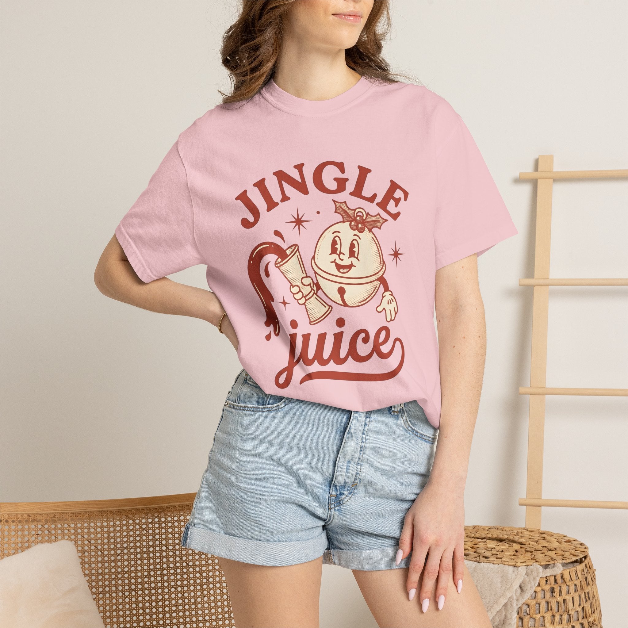 Bell Figure Shirt Christmas Celebration Gift Women Classic Tee Bell T-Shirt Christmas Fan Vintage Tshirt Party Graphic Nostalgic Mistletoe