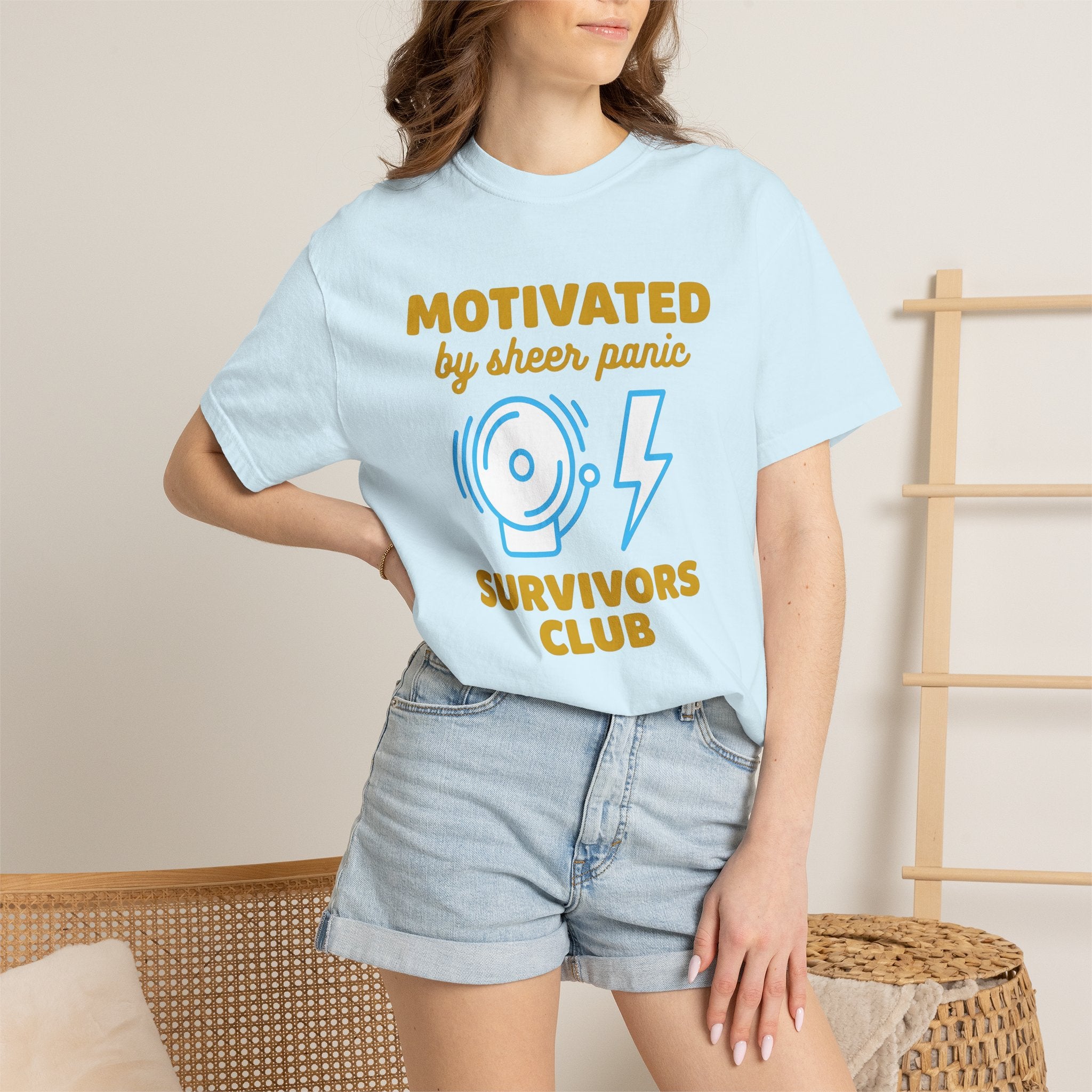 Warning Bell Lightning Shirt Teachers Comedy Gift Women Heavy Tee Alarm T-Shirt Educator Enthusiast Brutal Tshirt Humor Graphic Classic