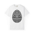 Floral Egg Shirt Easter Spring Gift Women Boho Tee Easter Egg T-Shirt Easter Fan Bohemian Tshirt Seasonal Graphic Folk Art Mandala Tshirt