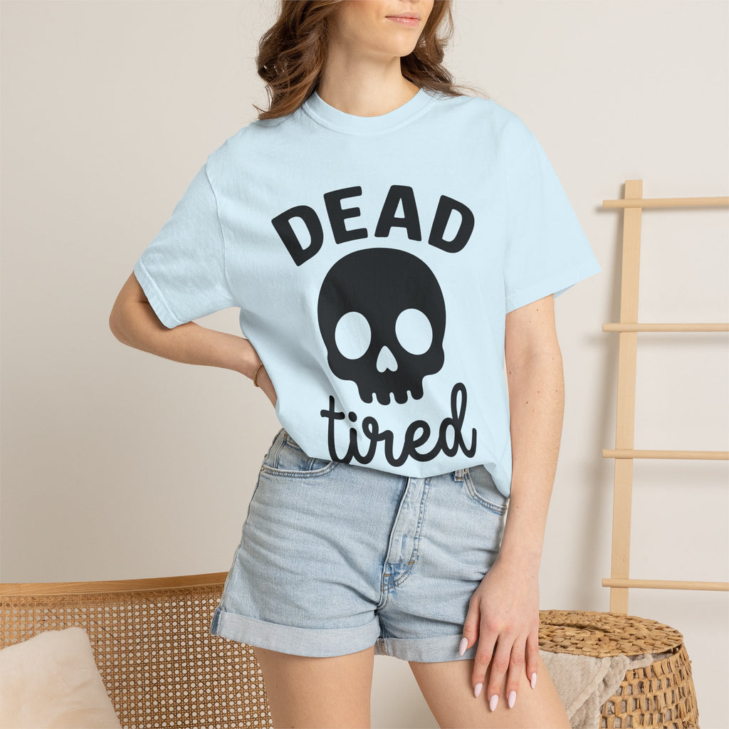 Skull Illustration Shirt Halloween Punk Gift Women Edgy Tee Skull T-Shirt Horror Fan Gothic Tshirt Punk Graphic Sleek Decorative Font Tshirt