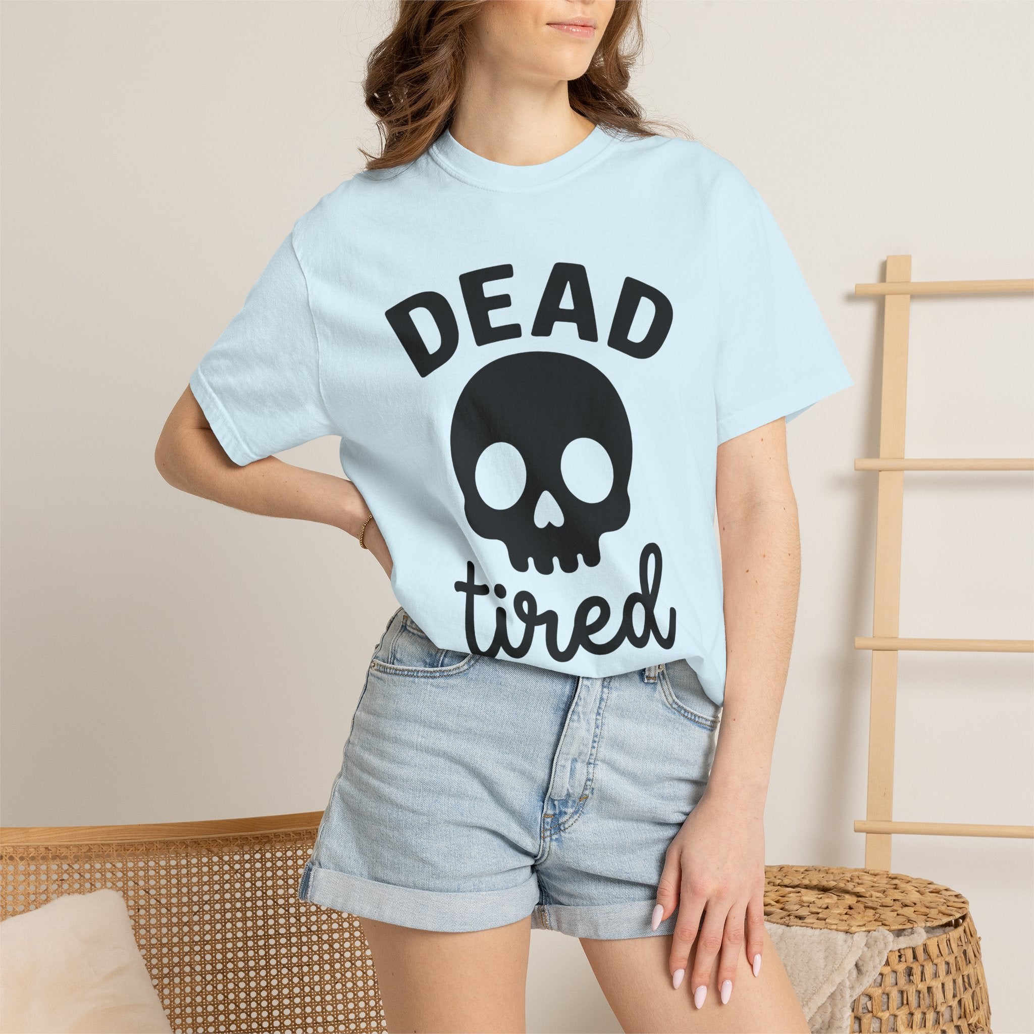 Skull Illustration Shirt Halloween Punk Gift Women Edgy Tee Skull T-Shirt Horror Fan Gothic Tshirt Punk Graphic Sleek Decorative Font Tshirt