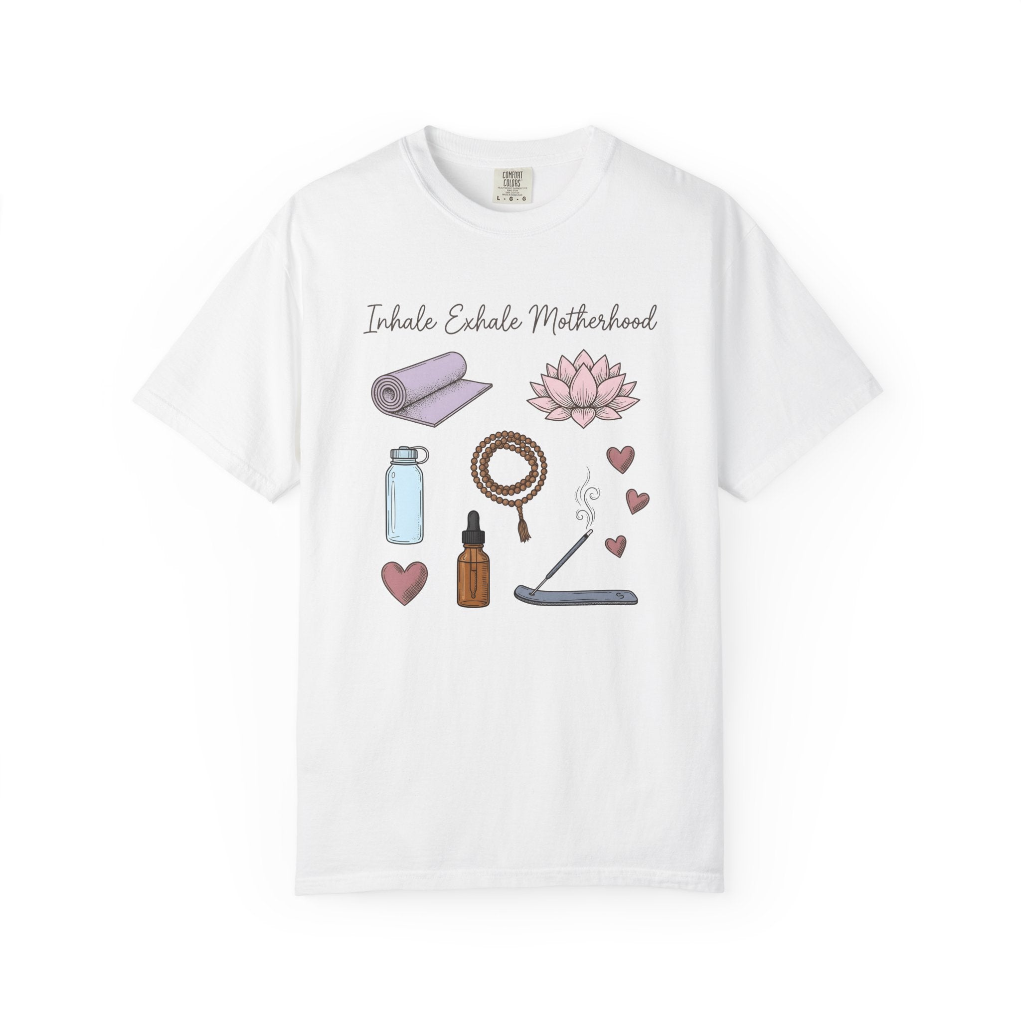 Yoga Props Shirt Moms Selfcare Gift Women Tribal Tee Yoga Accessories T-Shirt Mom Enthusiast Ethnic Tshirt Wellness Graphic Line Art Sacred