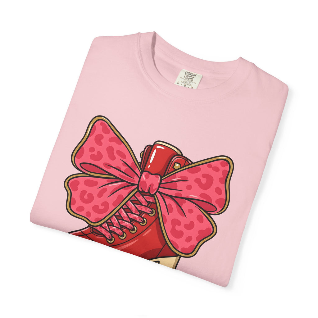 Roller Skate Shirt Valentine Skates Gift Women Cartoon Tee Skating T-Shirt Valentine Fan Comic Tshirt Rollerblade Graphic Vintage Ribbon