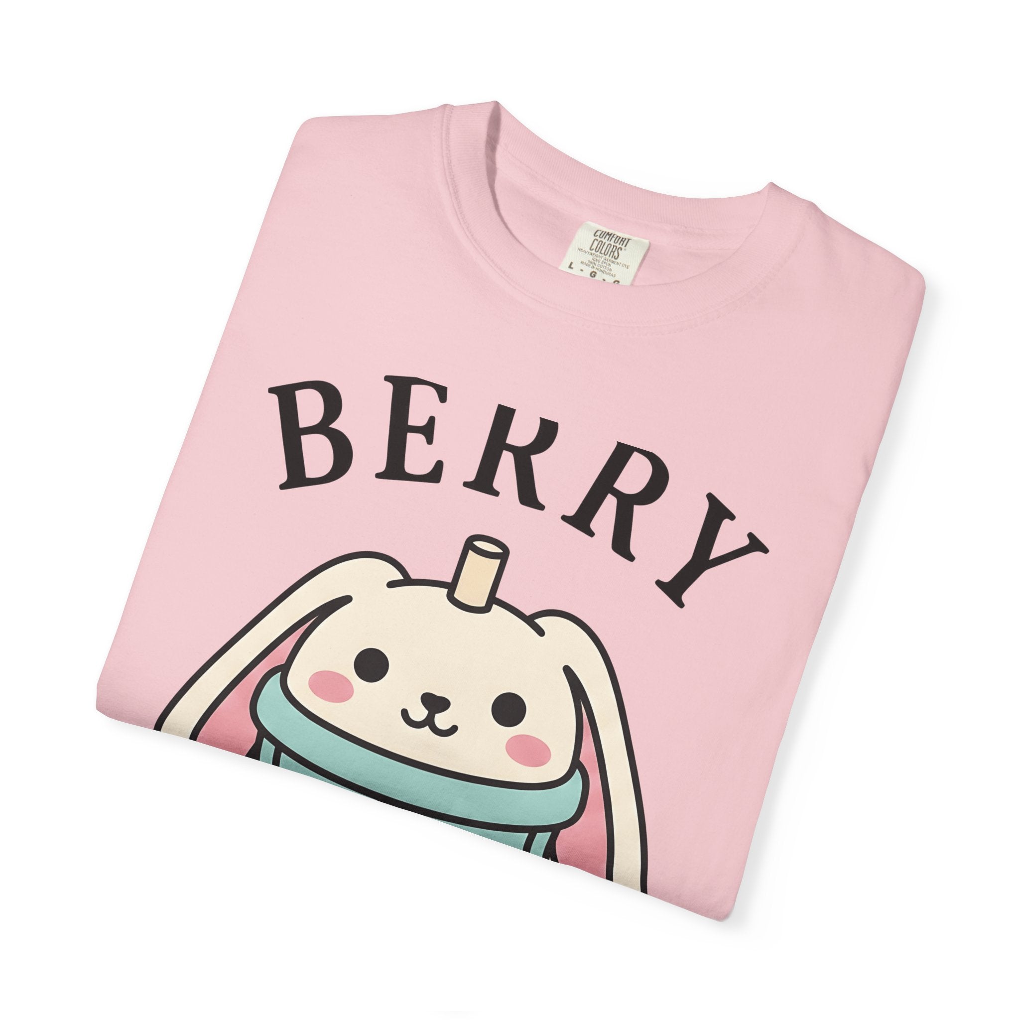 Bunny Drink Shirt Drinks Critter Gift Women Sweet Tee Rabbit Drink T-Shirt Beverage Fan Cute Graphic Animal Illustration Illustrated