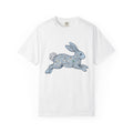 Flower Rabbit Shirt Easter Pet Gift Women Rustic Tee Bunny T-Shirt Easter Fan Hare Tshirt Animal Graphic Retro Bloom Tshirt