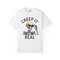 Skeleton Sunglasses Shirt Halloween Gothic Gift Women Vintage Tee Skull T-Shirt Horror Fan Retro Tshirt Dark Graphic Hand Drawn Sunglasses