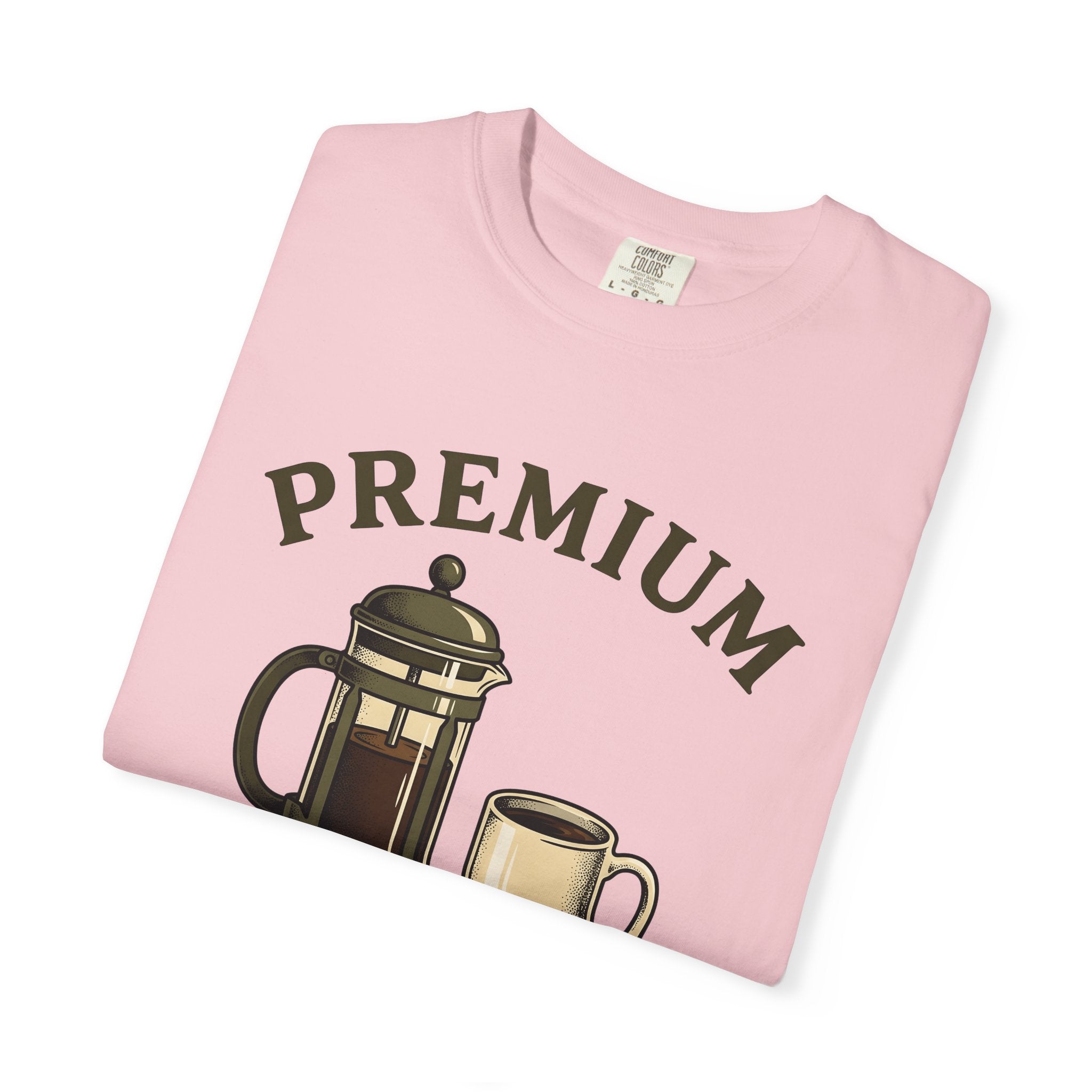 French Press Espresso Shirt Coffee Brunch Gift Women Retro Tee Cafetiere T-Shirt Coffee Fan Vintage Tshirt Breakfast Graphic Sketch Coffee