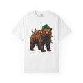 Bear Christmas Shirt Animals Christmas Gift Women Hand Drawn Tee Teddy T-Shirt Wildlife Fan Illustrated Graphic Xmas Design Vintage Holiday