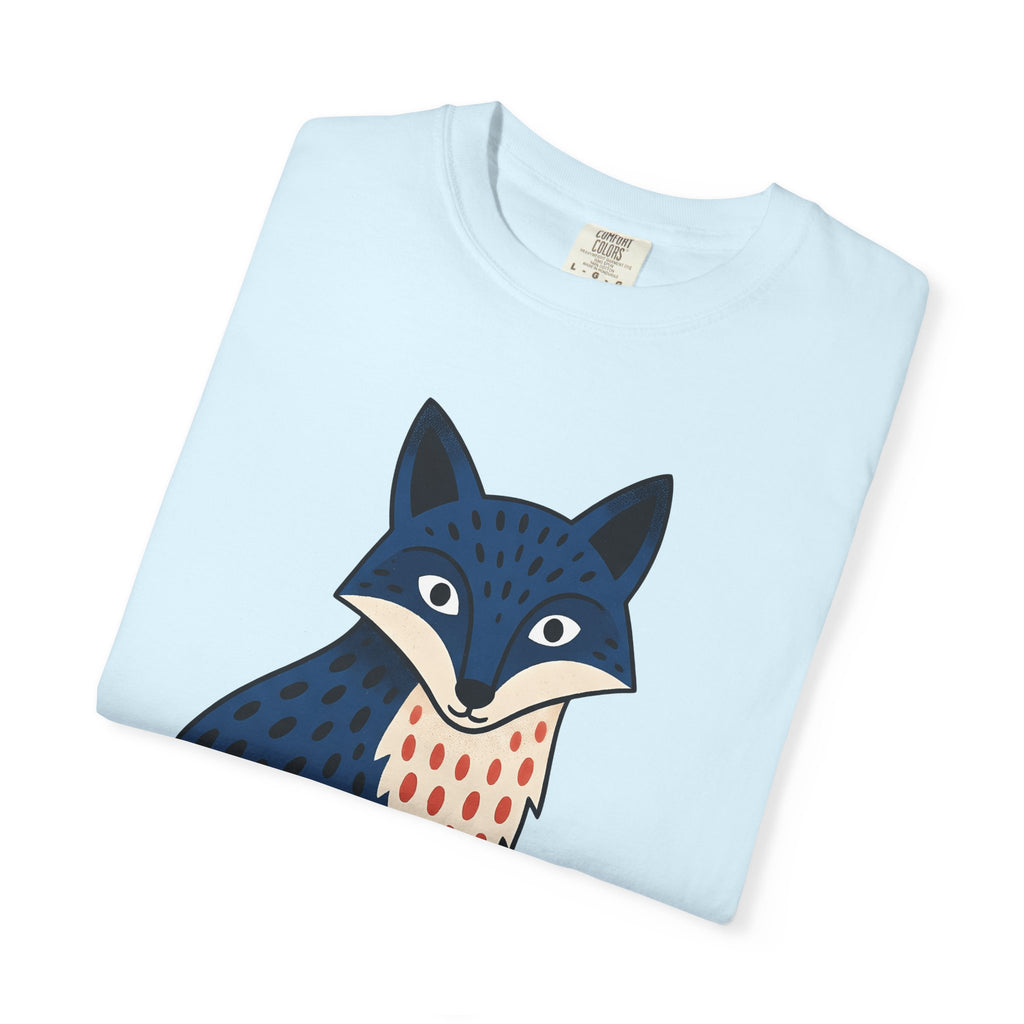 Fox Graphic Shirt Animals Woodland Gift Women Boho Tee Fox T-Shirt Wildlife Fan Vagabond Tshirt Forest Graphic Minimalist Pattern Tshirt