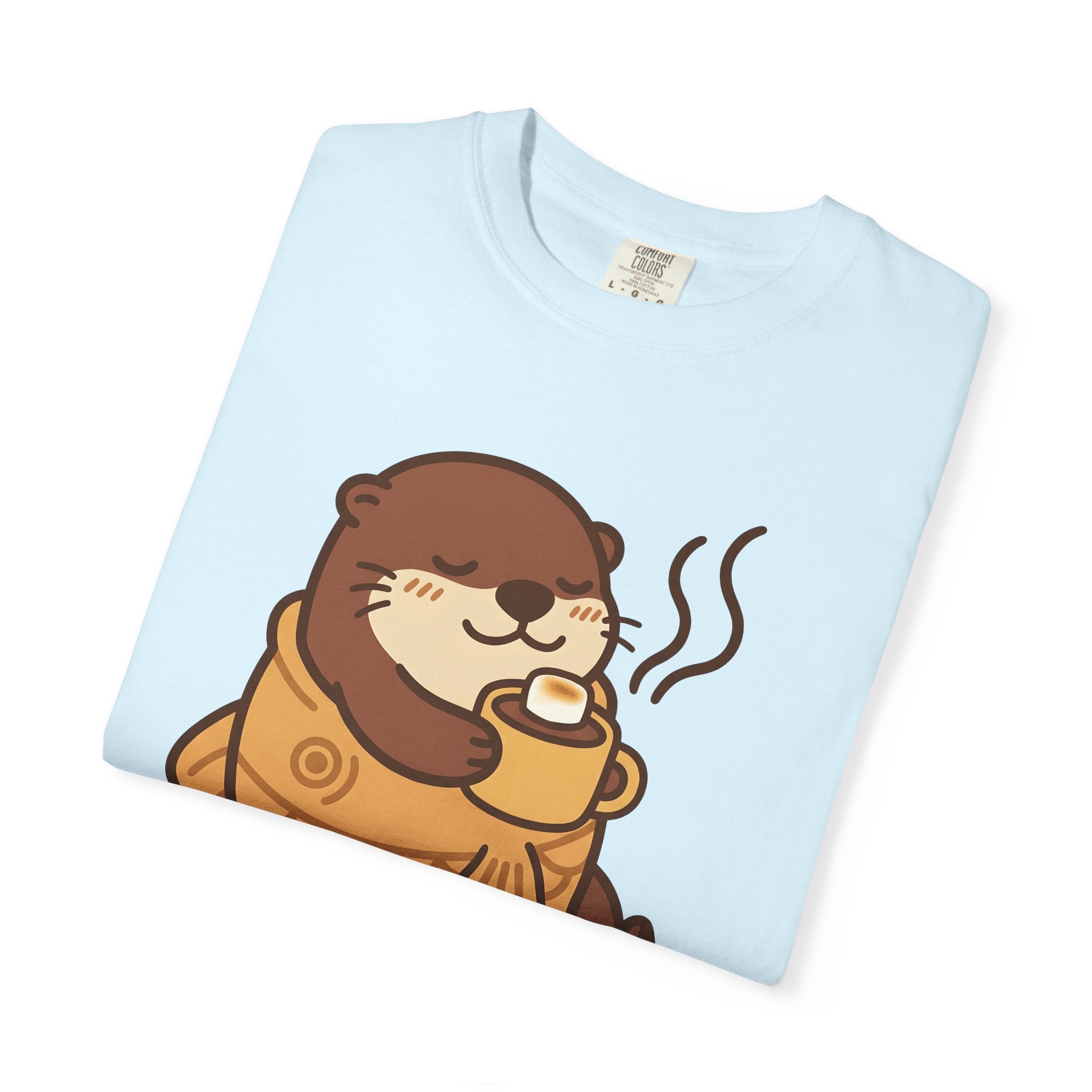 Otter Cupcake Shirt Coffee Wildlife Gift Women Cute Tee Cupcake T-Shirt Coffee Fan Animal Graphic Tshirt Comic Mug Tshirt