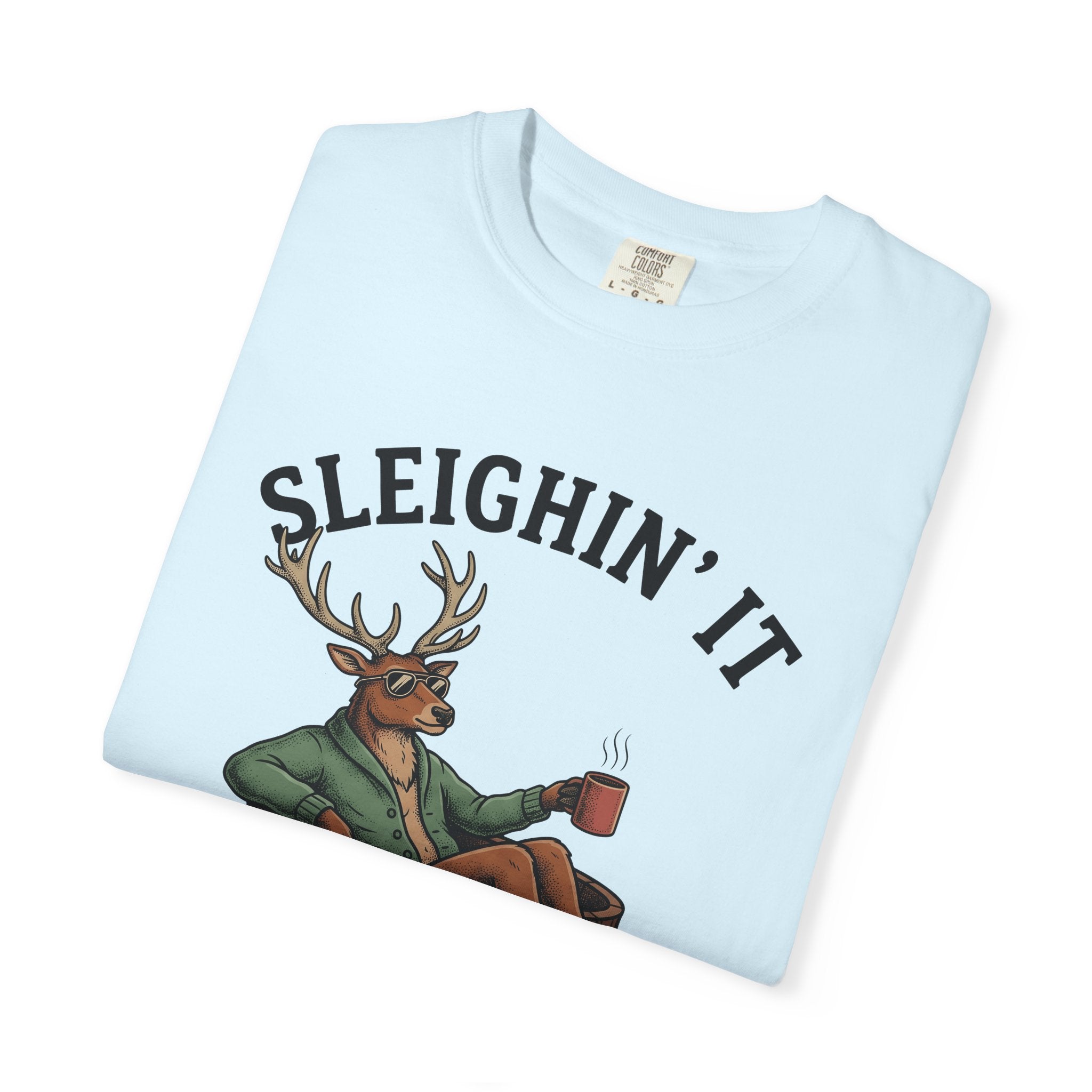 Stag Jacuzzi Shirt Holiday Noel Gift Women Retro Tee Deer T-Shirt Vacation Fan Buck Tshirt Christmas Graphic Vintage Cup Tshirt