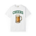 Beer Glass Shirt St Patrick's Day Alcohol Gift Women Retro Tee Pint Glass T-Shirt Beer Fan Vintage Tshirt Boozy Graphic Sketch Beer Head