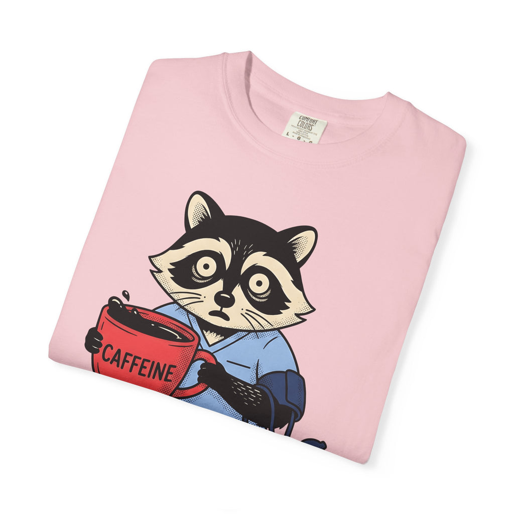 Raccoon Mug Shirt Nurses Wildlife Gift Women Comic Tee Raccoon T-Shirt Nurse Enthusiast Cartoon Tshirt Animal Graphic Vintage Nurse Uniform