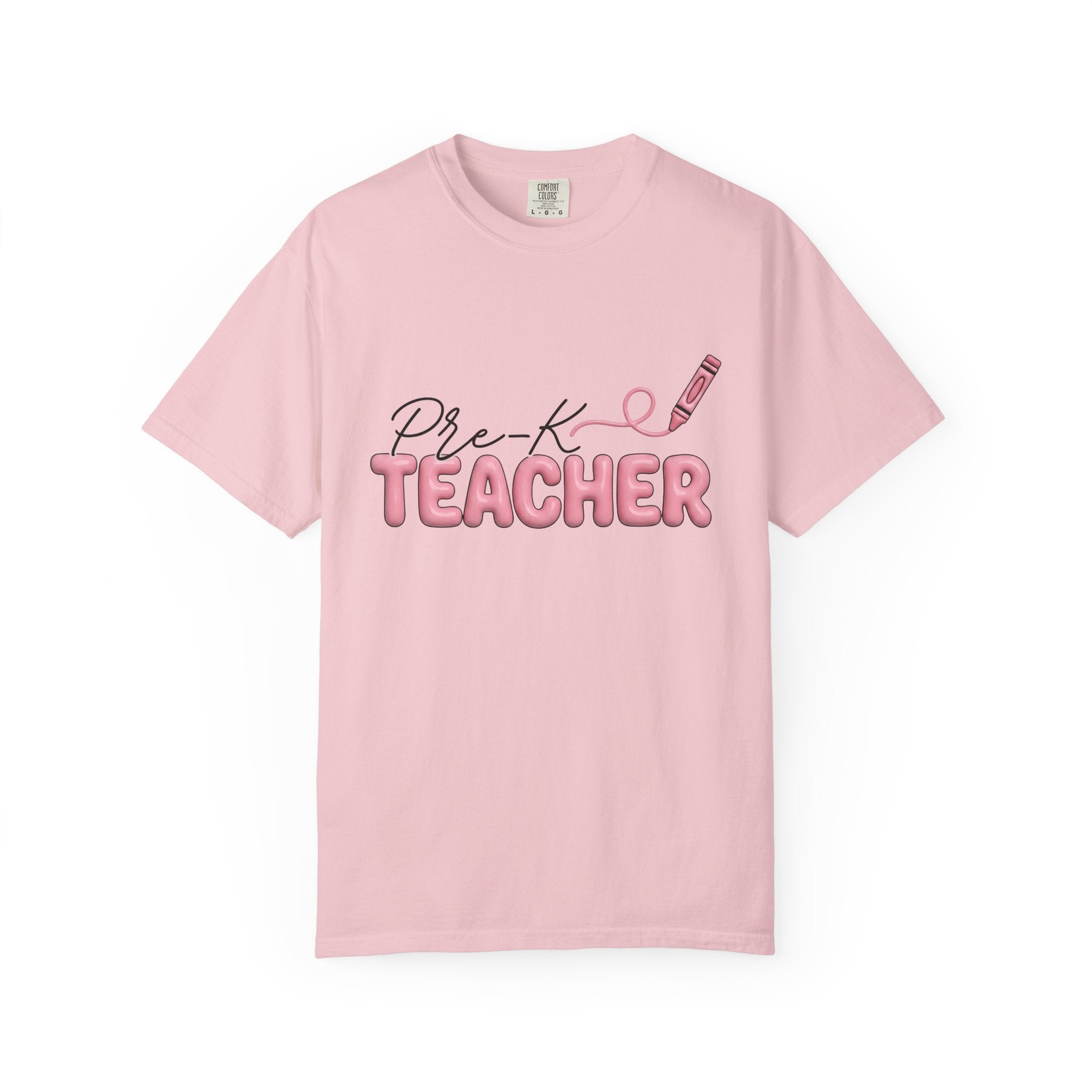 Crayon Illustration Shirt Teacher Education Gift Women Hand Drawn Tee Drawing T-Shirt Educator Enthusiast Illustrated Tshirt Learning