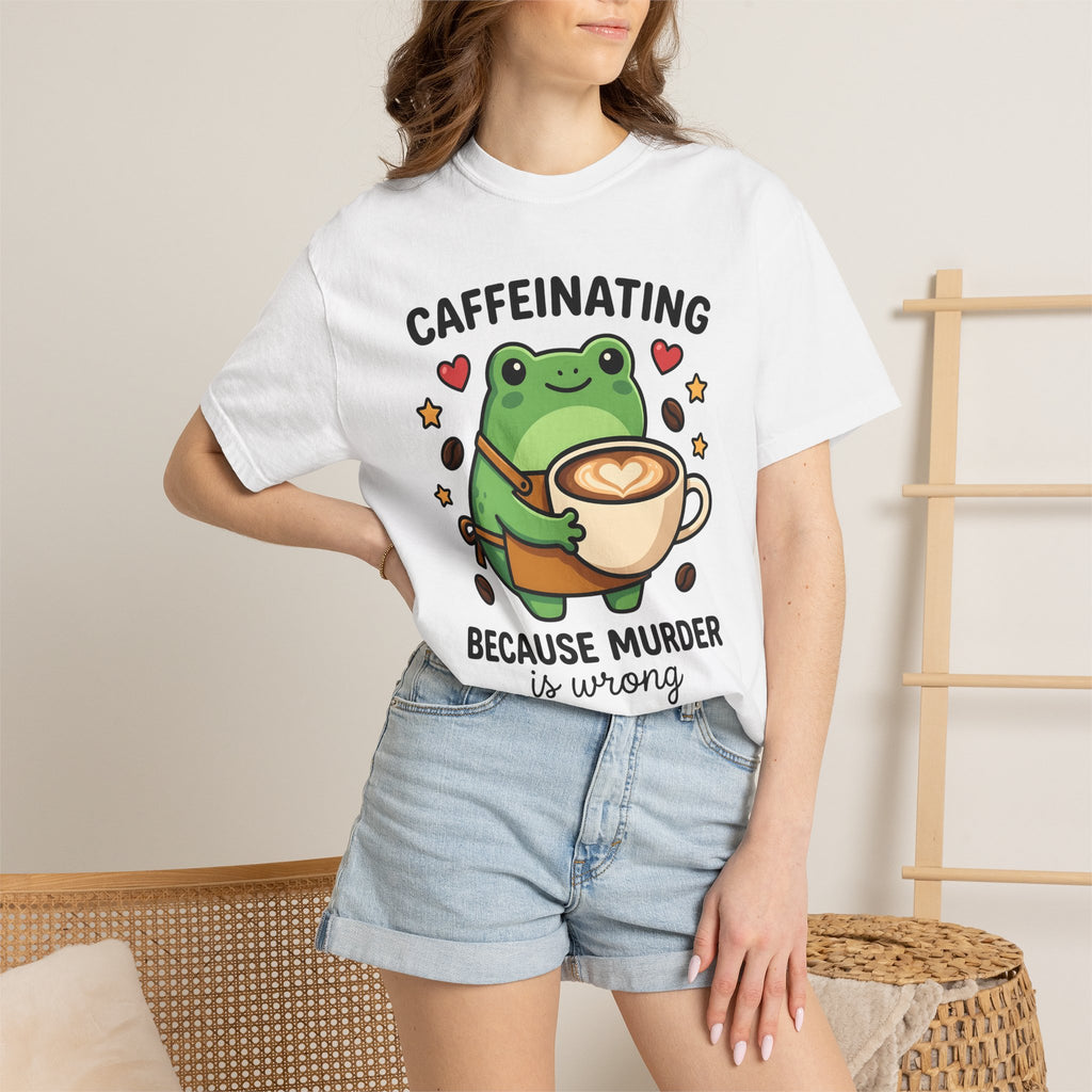 Frog Mug Shirt Coffee Pet Gift Women Adorable Tee Mug T-Shirt Coffee Fan Cute Tshirt Animal Graphic Comic Love Symbols Tshirt