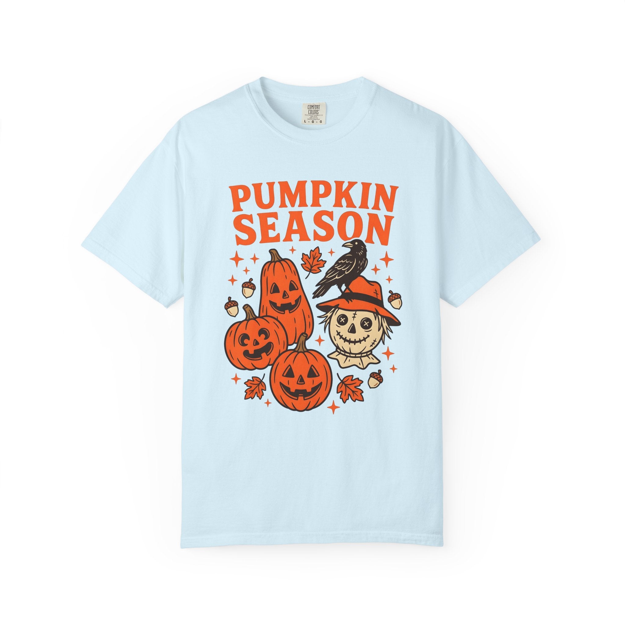 Carved Pumpkin Shirt Halloween Harvest Gift Women Animated Tee Gourd T-Shirt Horror Fan Cartoon Tshirt Autumn Graphic Hand Drawn Straw