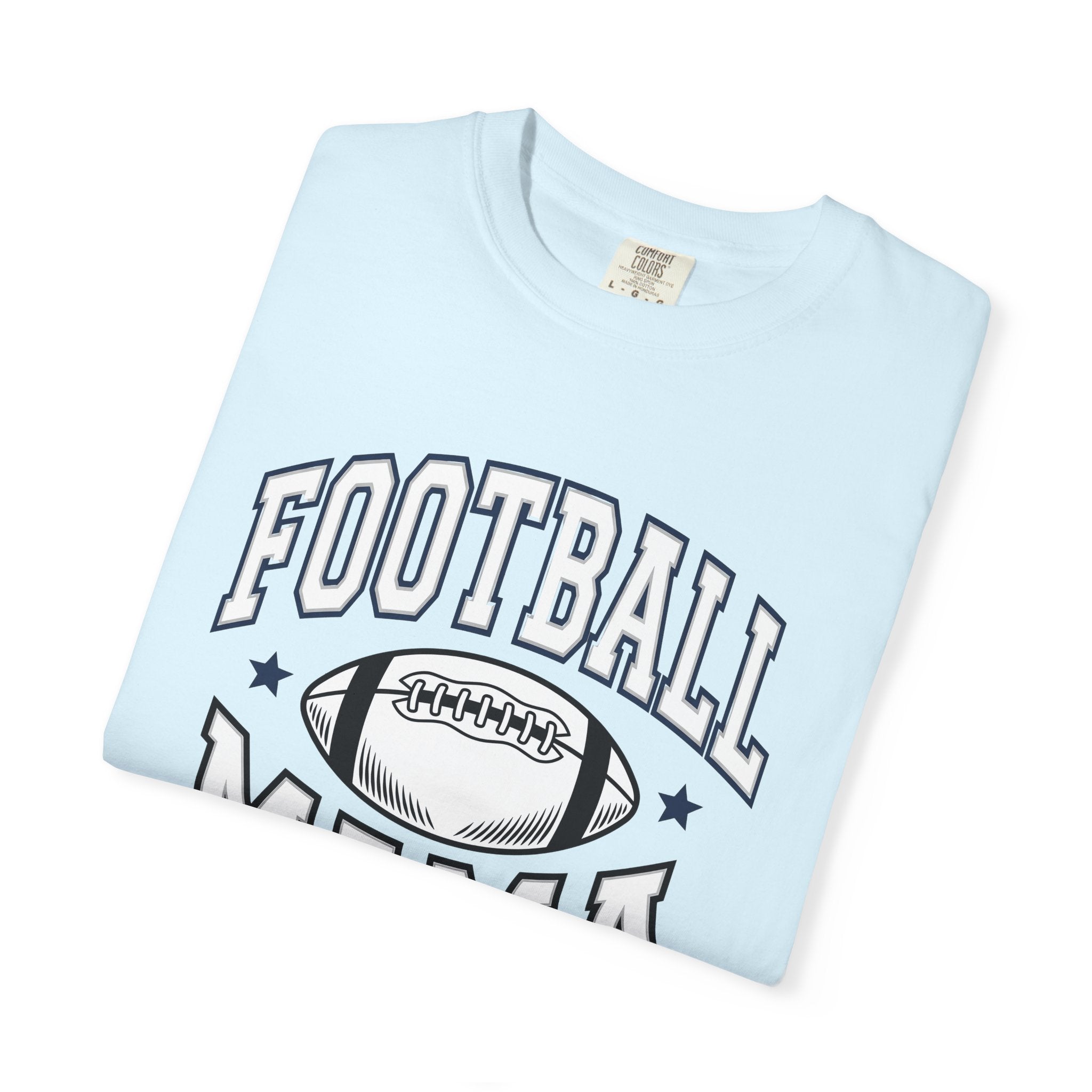 Soccer Ball Shirt Moms Athletics Gift Women Modern Tee Football T-Shirt Soccer Mom Sports Fan Contemporary Tshirt Athlete Graphic Retro Star