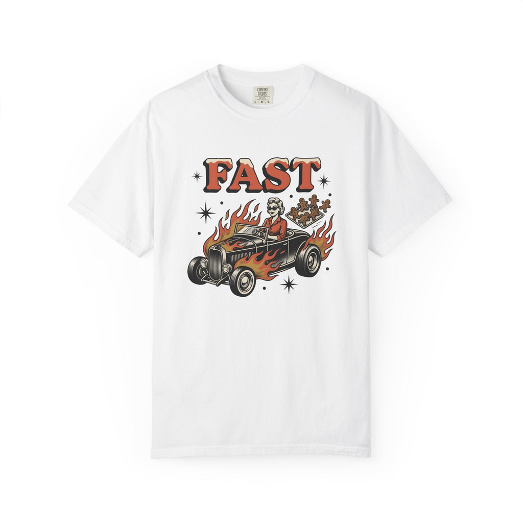 Retro Car Shirt Christmas Transport Gift Women Sketch Tee Automobile T-Shirt Christmas Fan Vintage Tshirt Vehicle Graphic Cartoon