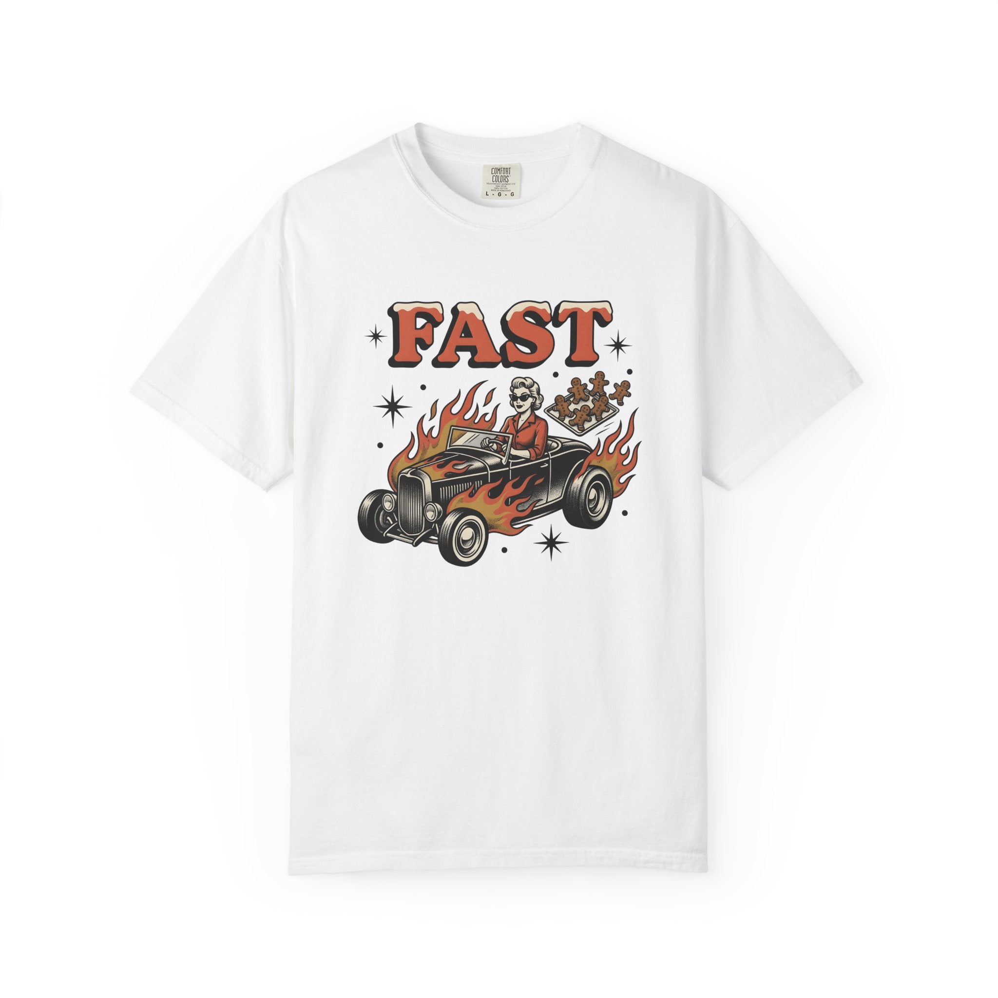 Retro Car Shirt Christmas Transport Gift Women Sketch Tee Automobile T-Shirt Christmas Fan Vintage Tshirt Vehicle Graphic Cartoon