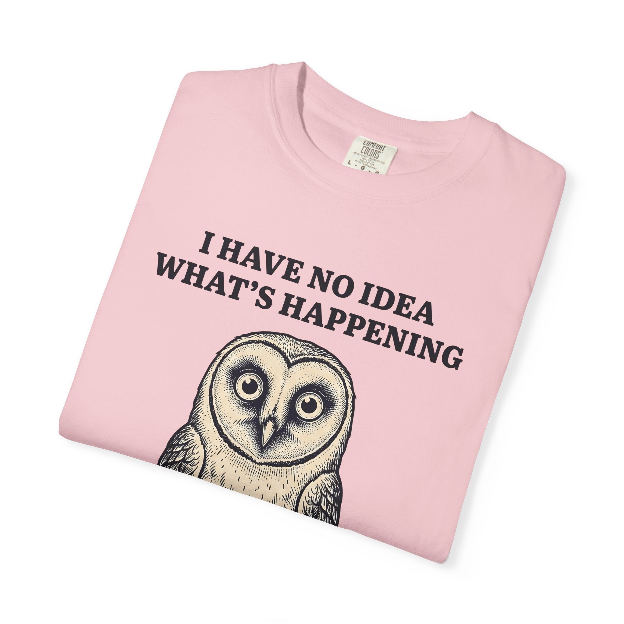 Owl Graphic Shirt Animal Humor Gift Women Vintage Tee Hoot T-Shirt Pet Fan Retro Tshirt Funny Graphic Hand Drawn Animal Tshirt
