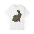 Floral Rabbit Shirt Easter Animal Gift Women Boho Tee Bunny T-Shirt Easter Fan Hippie Tshirt Creature Graphic Vintage Daisy Tshirt