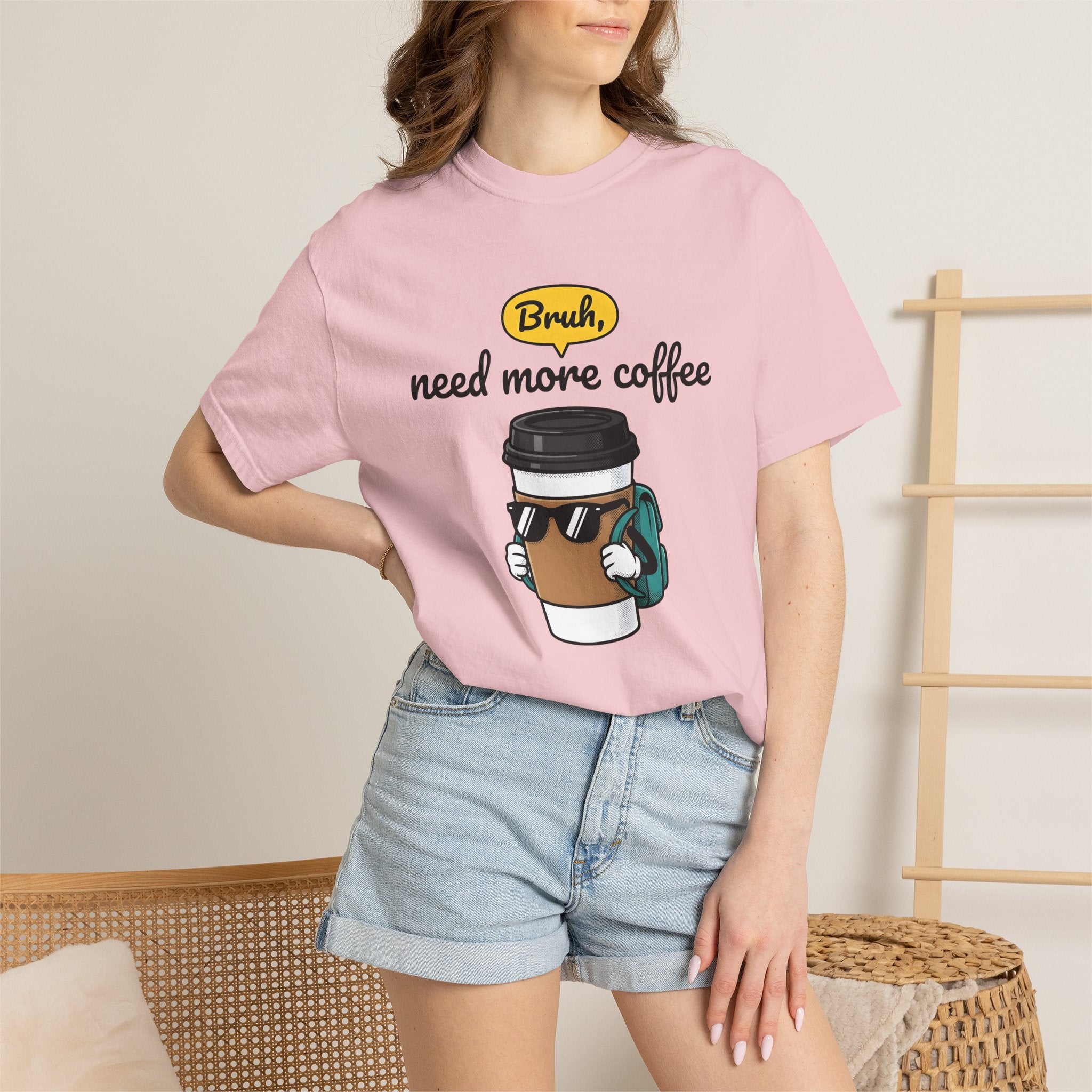 Latte Character Shirt Coffee Comedy Gift Women Animation Tee Coffee T-Shirt Coffee Fan Cartoon Tshirt Humor Graphic Classic Sun Glasses