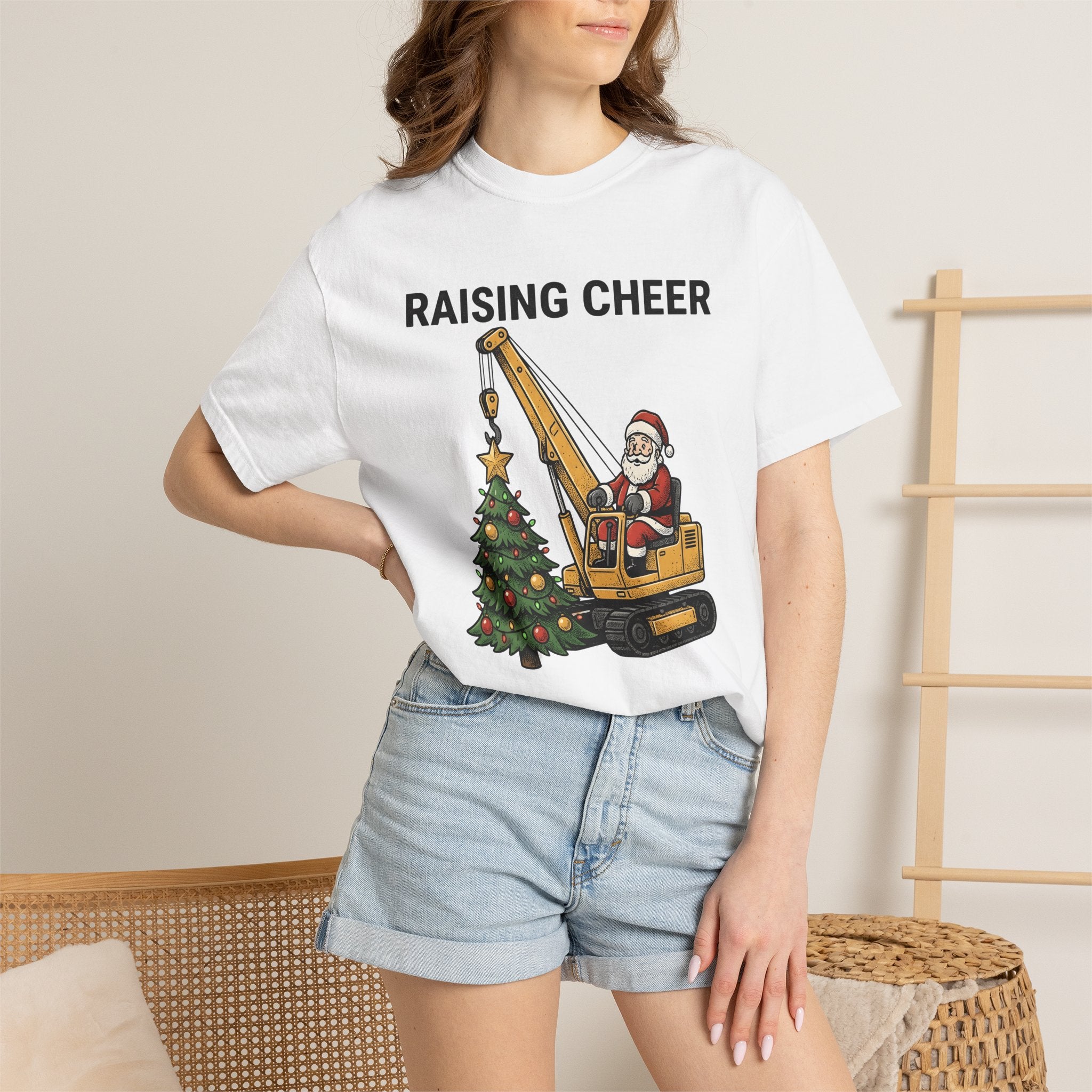 Holiday Crane Shirt Christmas Comedy Gift Women Animation Tee Origami T-Shirt Christmas Fan Cartoon Tshirt Humor Graphic Sketch Xmas Tree