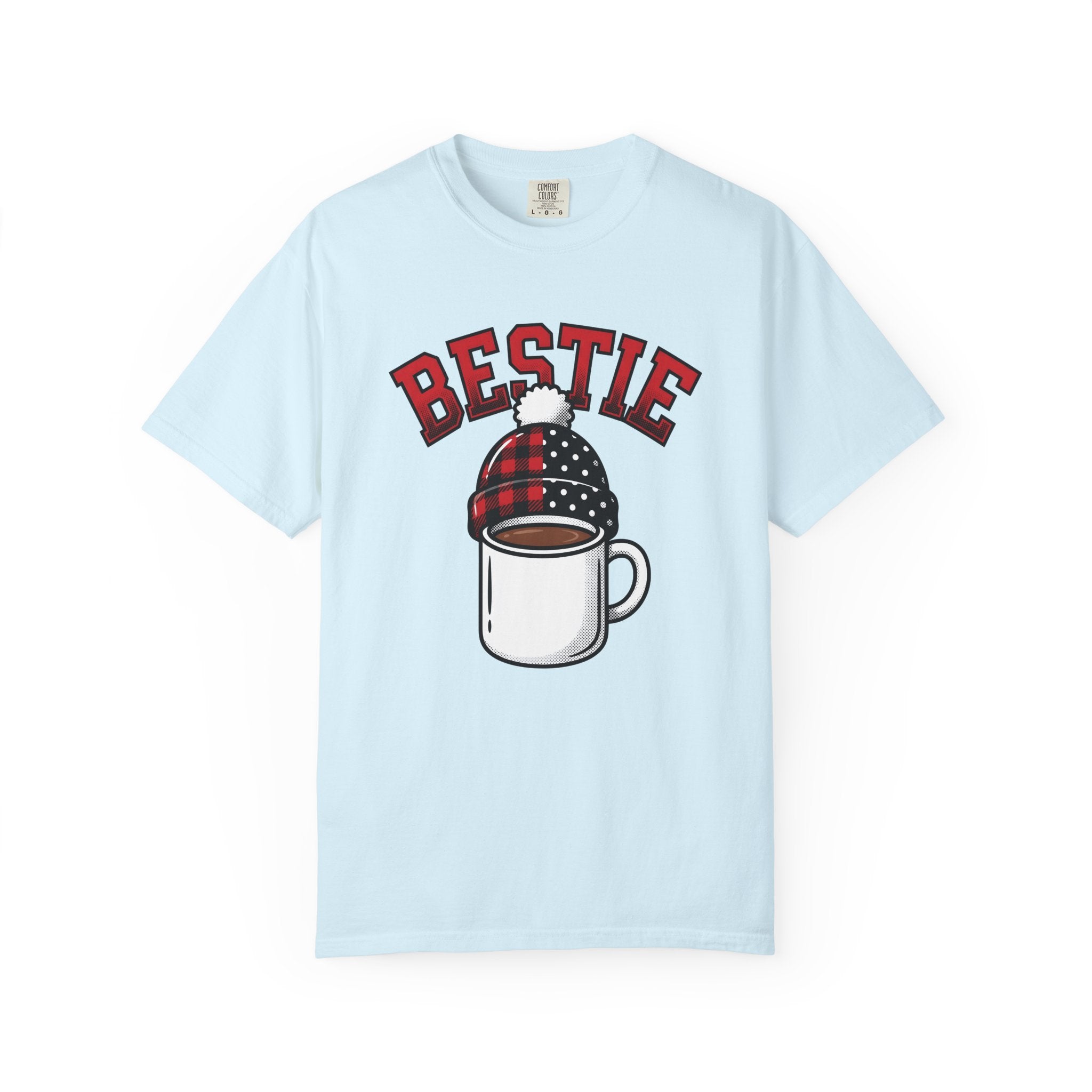 Coffee Cup Shirt Holiday Pals Gift Women Comic Tee Mug T-Shirt Christmas Fan Cartoon Tshirt Friends Graphic Vintage Beanie Tshirt