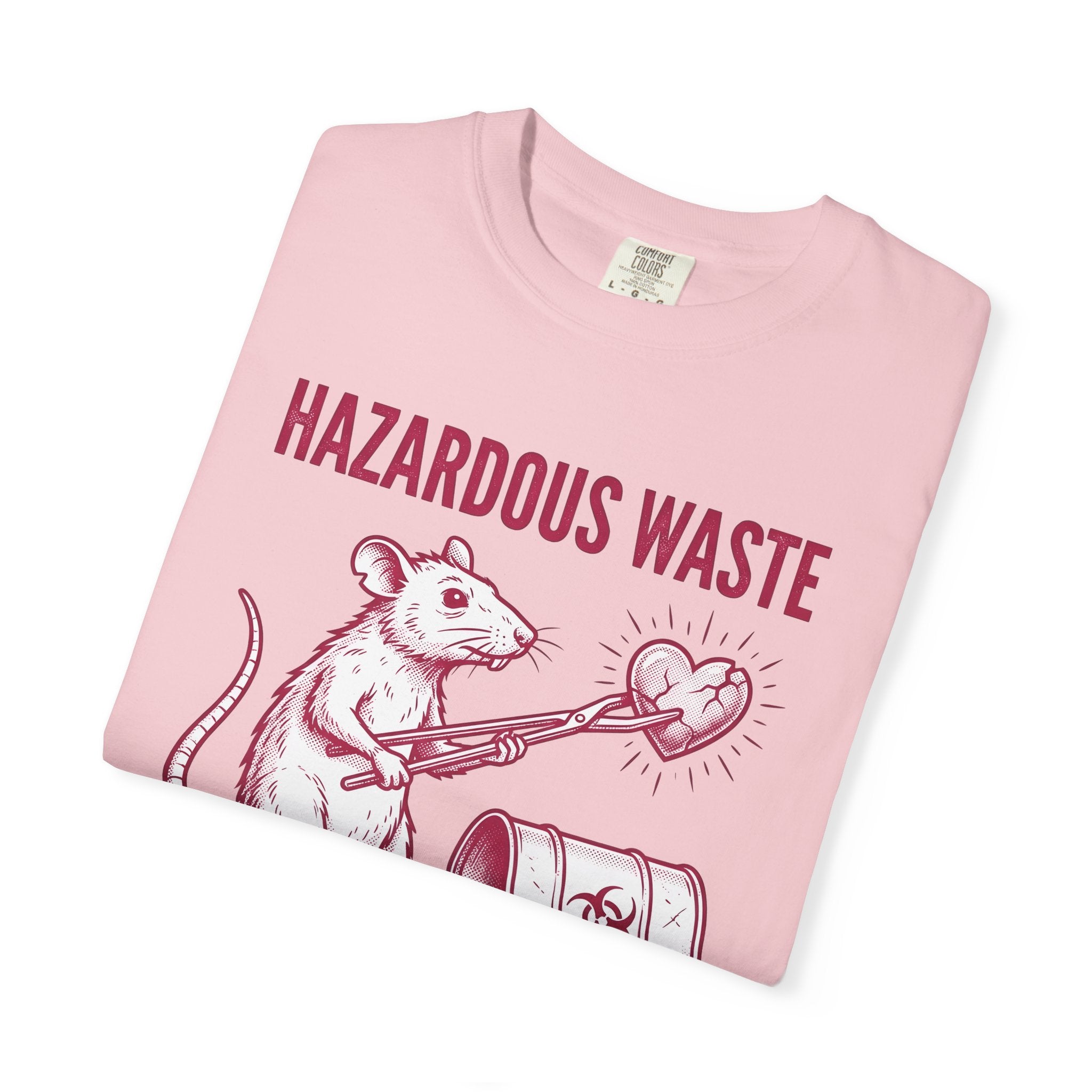 Mouse Heart Shirt Valentines Day Joke Gift Women Retro Tee Heart T-Shirt Valentine Fan Vintage Tshirt Pun Graphic Sketch Poison Drum Tshirt