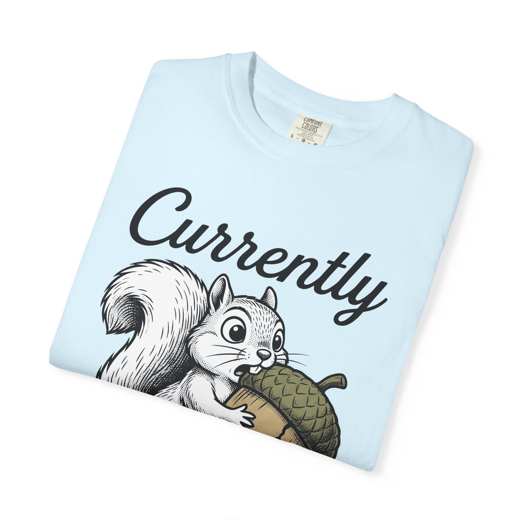 Chipmunk Acorn Shirt Funny Critter Gift Women Doodle Tee Squirrel T-Shirt Humor Fan Cartoon Tshirt Woodland Creature Graphic Tshirt Cartoon