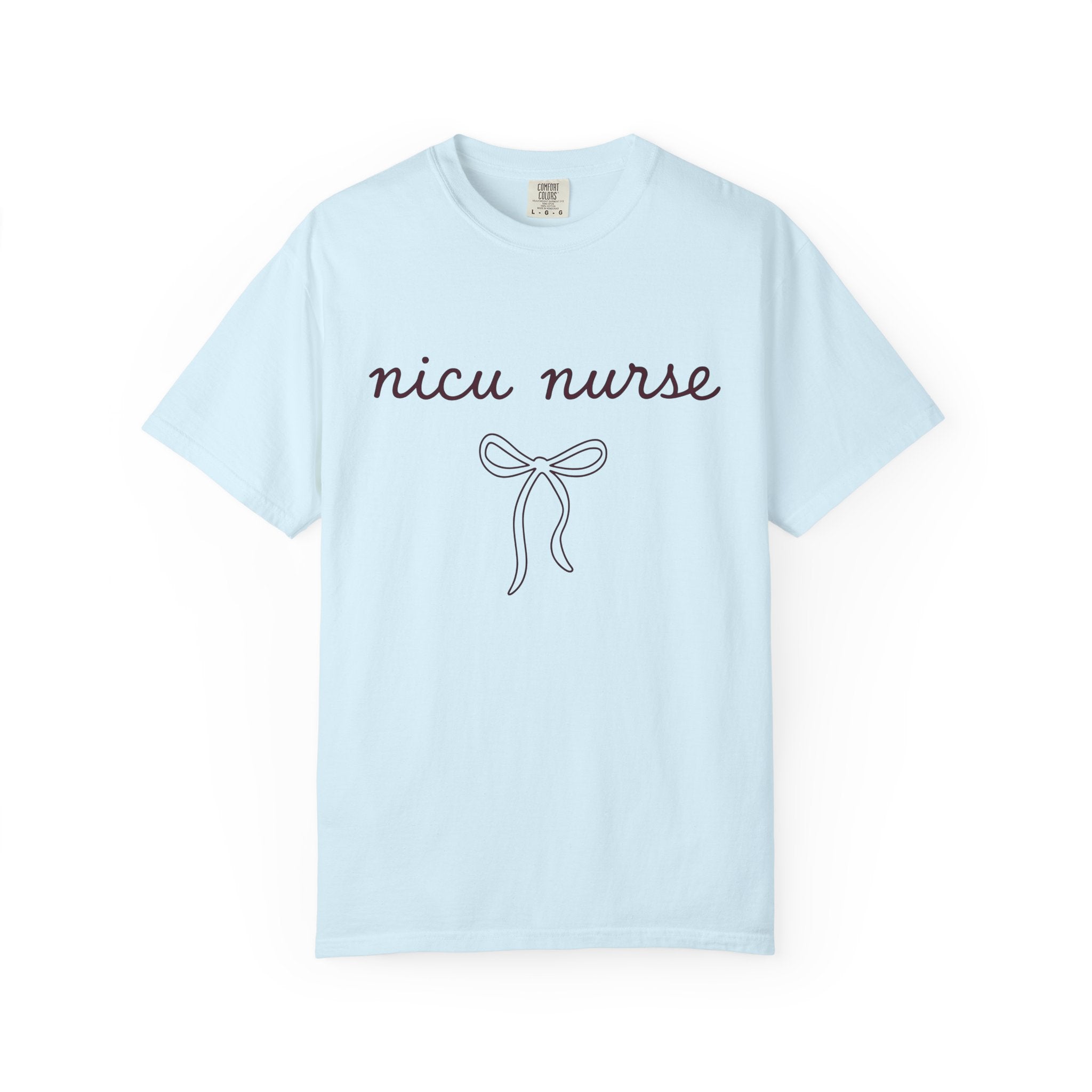Bow Illustration Shirt Nurse Medicine Gift Women Basic Tee Bow T-Shirt Healthcare Enthusiast Simple Tshirt Medical Graphic Sleek Band Tshirt