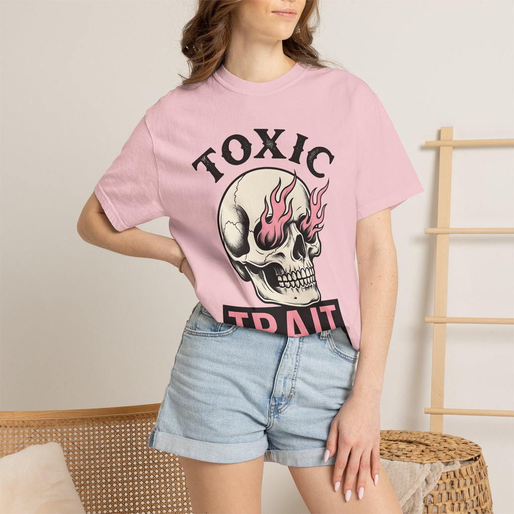 Skull Graphic Shirt St. Valentine's Day Goth Gift Women Tattoo Tee Skull T-Shirt Valentine Fan Traditional Tshirt Dark Graphic Retro Flames