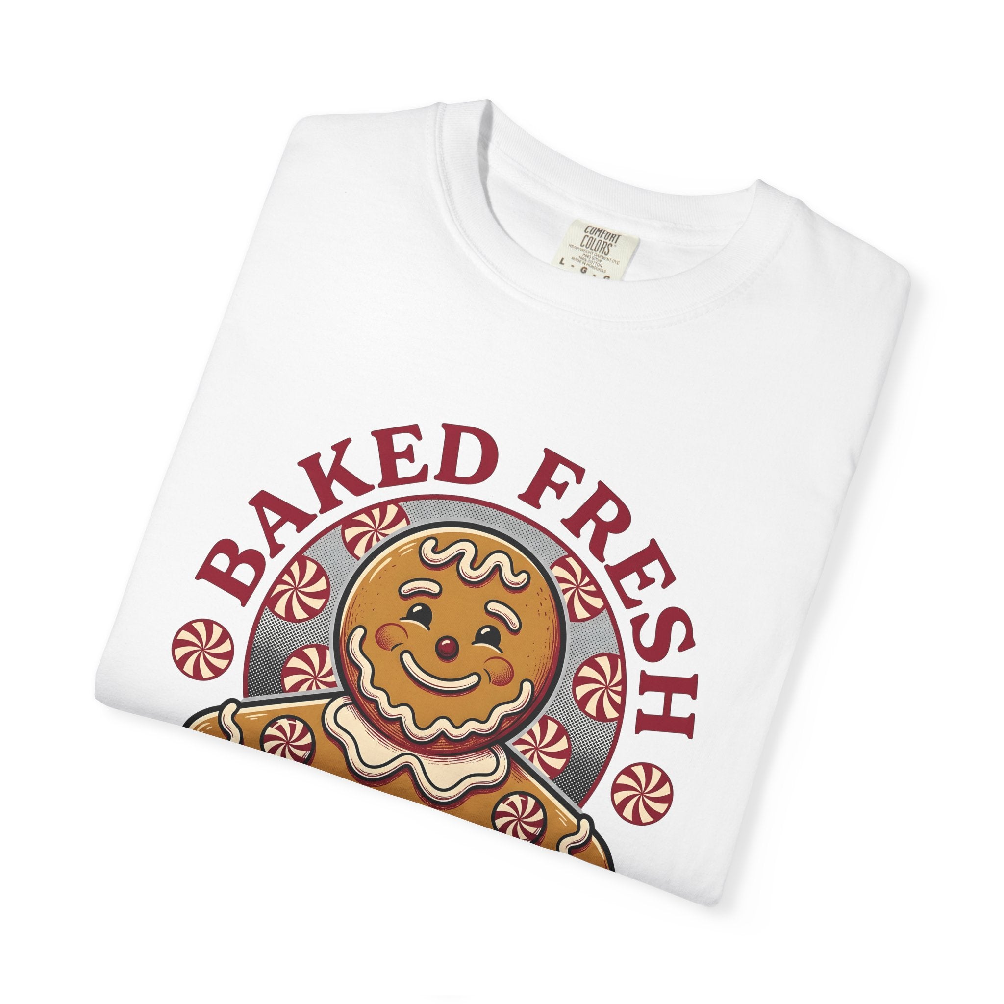 Gingerbread Snack Shirt Christmas Confectionery Gift Women Traditional Tee Gingerbread T-Shirt Christmas Fan Vintage Tshirt Candy Graphic