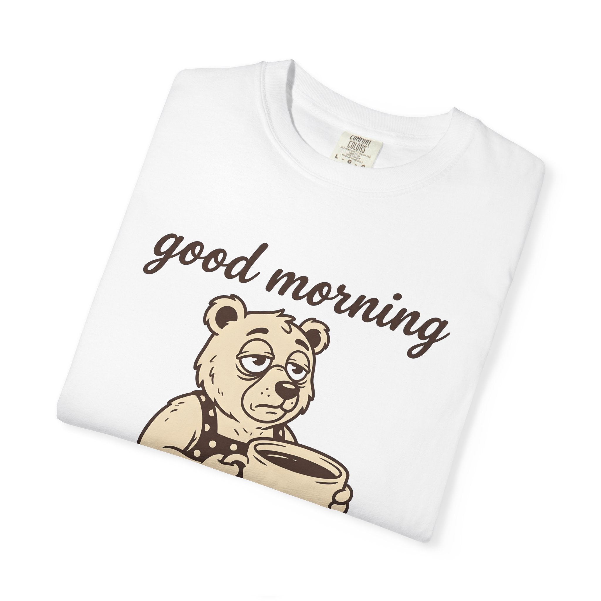 Sleepy Bear Java Shirt Funny Random Latte Gift Women Animation Tee Coffee T-Shirt Humor Fan Cartoon Tshirt Coffee Graphic Old School Mug