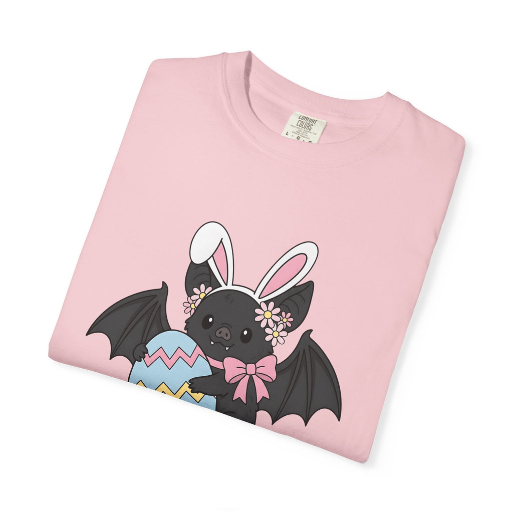 Bat Bunny Ears Shirt Easter Animal Gift Women Cute Tee Bunny T-Shirt Easter Fan Cute Tshirt Creature Graphic Cartoon Easter Egg Tshirt