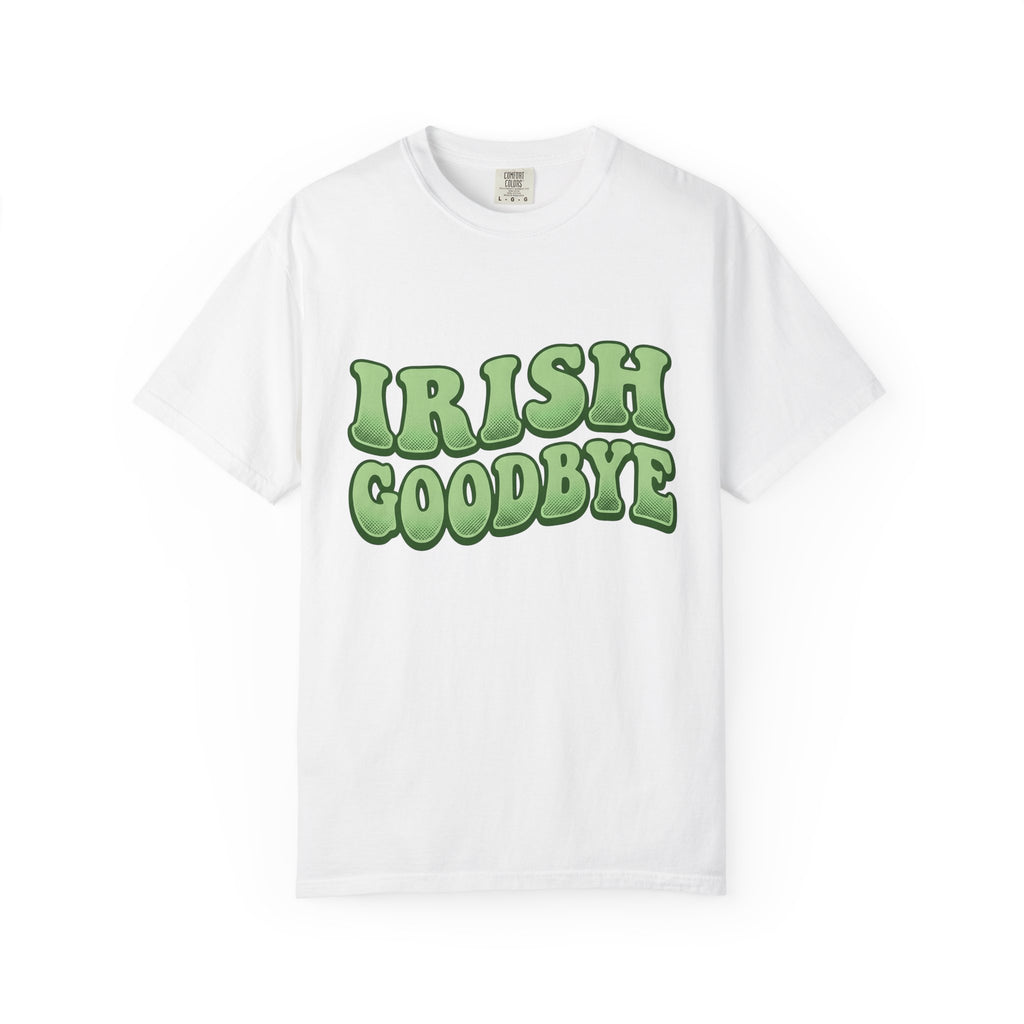 Old-Fashioned Lettering Shirt St. Patrick's Day Fun Gift Women Striking Tee Calligraphy T-Shirt Shamrock Fan Bold Tshirt Humor Graphic